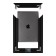 Assembly View - Florentine Black - iPad 2, 3, 4 Wall Frame / Mount / Enclosure