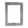 Rear View - Florentine Silver - iPad 2, 3, 4 Wall Frame / Mount / Enclosure
