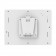 Disassembled View | Enclosed iPad Mini 4 & 5 Casing Off the Wall [Rear Ortho View] - White