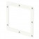VidaMount On-Wall Tablet Mount - iPad 2, 3, 4 - White [Cover only Rear View]