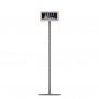 Fixed VESA Floor Stand - iPad Mini 4 - Light Grey[Full Front View]