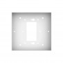 Fixed Tilted Vesa Wall / Surface Mount - 15° angle - White [Wall - Wall Plate]