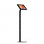 Fixed VESA Floor Stand - 10.2-inch iPad 7th Gen - Black [Full Front Isometric View]