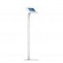 Fixed VESA Floor Stand - Samsung Galaxy Tab E 8.0 - White [Full Front Isometric View]