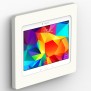 Fixed Slim VESA Wall Mount - Samsung Galaxy Tab 4 10.1 - White [Isometric View]