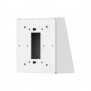 Fixed Tilted Vesa Wall / Surface Mount - 15° angle - White [Wall - Back Isometric View]
