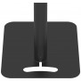 Fixed VESA Floor Stand - Black [Kensington Lock View]