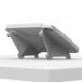 Flippable Desk Stand Open Enclosure iPad Mini 6 | 7 (A17 Pro) [Back Iso View] - White