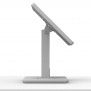 Portable 360 Rotating & Tilting Enclosed Microsoft Surface Pro 8 & Pro X Stand at 45º Tilt Forward [Side Ortho View] - Light Grey