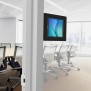Removable Tilting Glass Mount - Samsung Galaxy Tab A 9.7 - Black [Isometric View]