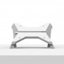 Flippable Desk Stand - No Tablet Enclosure [Front View] - White