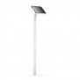Fixed VESA Floor Stand - Open Samsung Galaxy Tab S10+ Plus 12.4" - White [Full Front Isometric View]