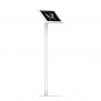 Fixed VESA Floor Stand - 13-inch iPad Pro (M4) - White [Full Front Isometric View]