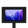 Fixed VESA Floor Stand - Samsung Galaxy Tab A7 10.4 - Black [Tablet Front 45 Degrees]
