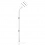 Fixed VESA Floor Stand - Lite Samsung Galaxy Tab A9 8.7  - White [Full Assembly Side View]