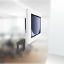Permanent Fixed Glass Mount - Samsung Galaxy Tab A9+ 10.9 (11") - White [Assembly View 2]