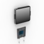 Fixed Slim VESA Wall Mount - Generic Tablet - Black [Slide to Assemble]
