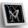 Fixed Tilted 15° Wall Mount - 13-inch iPad Pro (M4) - Light Grey [Front Isometric View]