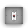 Fixed Tilted 15° Wall Mount [Decora Overlay Face Plate Hardware]