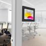 Removable Fixed Glass Mount - 10.9-inch iPad 10th Gen - Black [Isometric View]