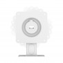 360 Rotating & Tilting Mounting Bracket - 360º Rotation [Front Ortho View] - White