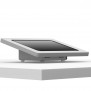Fixed Tilt Enclosed Samsung Galaxy Tab A11+ 11" Desk / Table Mount - Stand [Front Iso View] - Light Grey