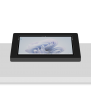 Fixed Tilted 15° Desk / Surface Mount - Microsoft Surface Pro 9- Black [Front Tilted View]