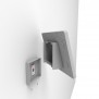 Disassembled | Fixed Tilt Enclosed Samsung Galaxy Tab A11+ 11" Wall Mount [Rear Iso View] - Light Grey