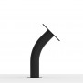 Fixed Desk / Table Surface Mounting Bracket [Side Ortho View] - Black