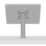 Fixed Desk/Wall Surface Mount - Microsoft Surface Pro 9 - Light Grey [Back View]