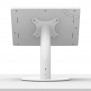 Fixed Enclosed Samsung Galaxy Tab A11+ 11" Desk / Table Stand [Rear Ortho View] - White