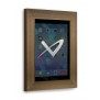 Front Iso View - Florentine Bronze - iPad Air 1 & 2 Wall Frame / Mount / Enclosure