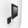 Disassembled View | Enclosed Samsung Galaxy Tab E 8.0 ChargeDOCK Wall Mount [Side Iso View] - Black