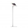 Fixed VESA Floor Stand - iPad 2, 3 & 4 - White [Full Front Isometric View]