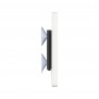 Removable Fixed Glass Mount - 10.2-inch iPad 7th Gen - White [Side View]