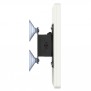 Removable Tilting Glass Mount - iPad Air 1 & 2, 9.7-inch iPad Pro - White [Side View]