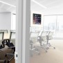 Removable Tilting Glass Mount - iPad Mini 1, 2 & 3 - White [Isometric View]