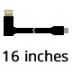 16 in (400mm) USB Micro B to Lightning Cable - +€36.69