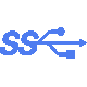 USB-C Superspeed Icon