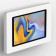 Tilting VESA Wall Mount - Samsung Galaxy Tab A 10.5 - White [Isometric View]