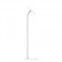Fixed VESA Floor Stand - 11-inch iPad Pro - White  [Full Side View]