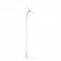 Fixed VESA Floor Stand - 12.9-inch iPad Pro 4th Gen - White [Full Side View]