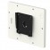 Fixed Slim VESA Wall Mount - iPad Air 1 & 2, 9.7-inch iPad Pro - White [Back Isometric View]