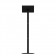 Fixed VESA Floor Stand - 10.5-inch iPad Pro - Black [Full Back View]