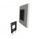 Permanent Fixed Glass Mount - iPad Air 1 & 2, 9.7-inch iPad Pro - Light Grey [Assembly View 1]