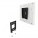 Permanent Fixed Glass Mount - Samsung Galaxy Tab A7 10.4 - White [Assembly View 1]
