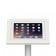 Fixed VESA Floor Stand - iPad 2, 3 & 4 - White [Tablet Front View]