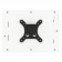 Removable Tilting Glass Mount - 10.5-inch iPad Pro - White [Back]