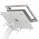 Fixed VESA Floor Stand - 10.2-inch iPad 7th Gen - White [Tablet Assembly Isometric View]