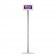 Fixed VESA Floor Stand - iPad Mini (6th Gen) - Light Grey [Full Front View]